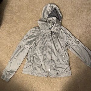 Guess Jeans Silver Raincoat